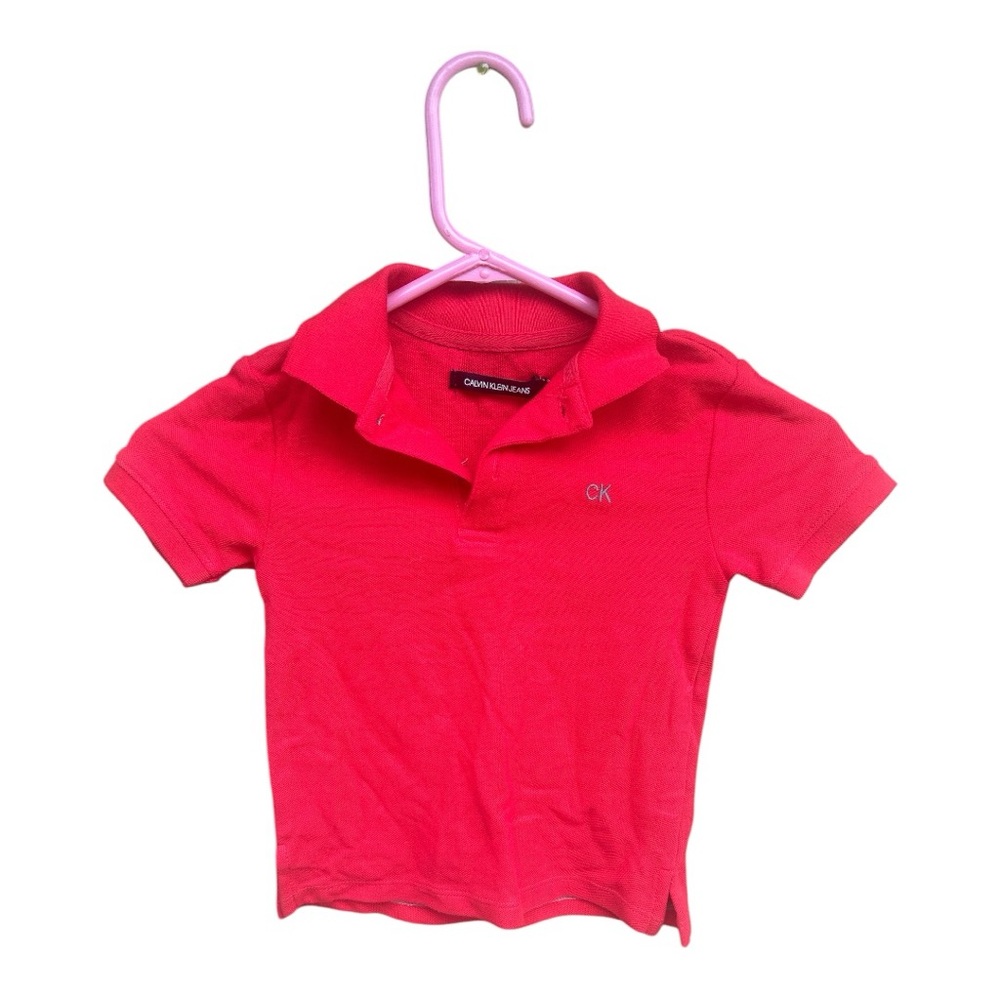 Red Calvin Klein Jeans t-shirt